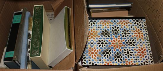 Quantity of books including Folio Society (mainly in slip cases), various subjects